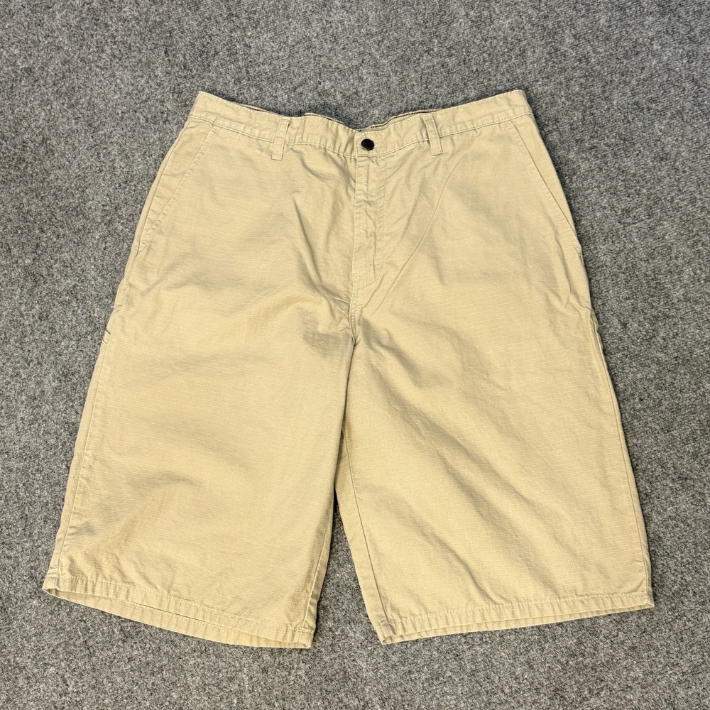Dickies Men's Lightweight Work Shorts Size 36 Khaki 13" Inseam - Picture 10 of 12